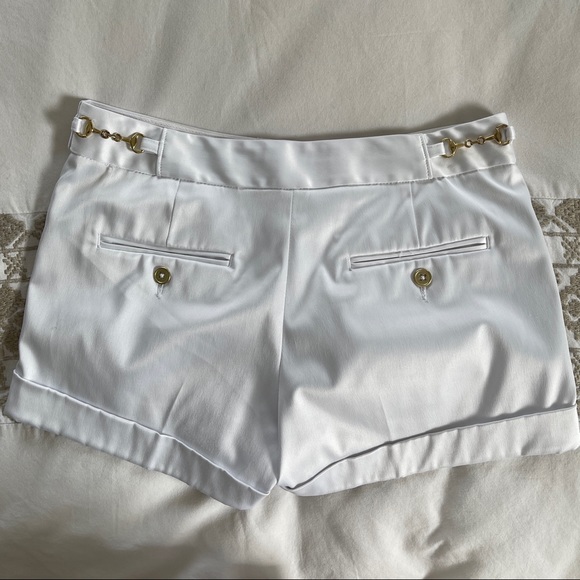 EXPRESS Sateen Shorts with Gold Hardware - Picture 10 of 12